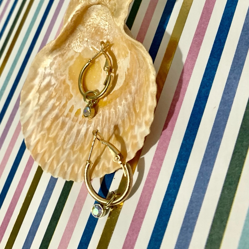 New mini hoop earrings